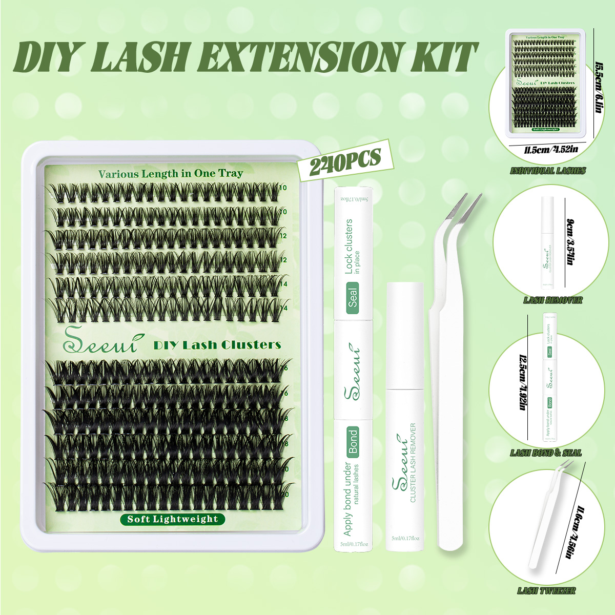 Cluster Lashes Kit Individual  - Eyelash Extension Volume ulasan dan harga