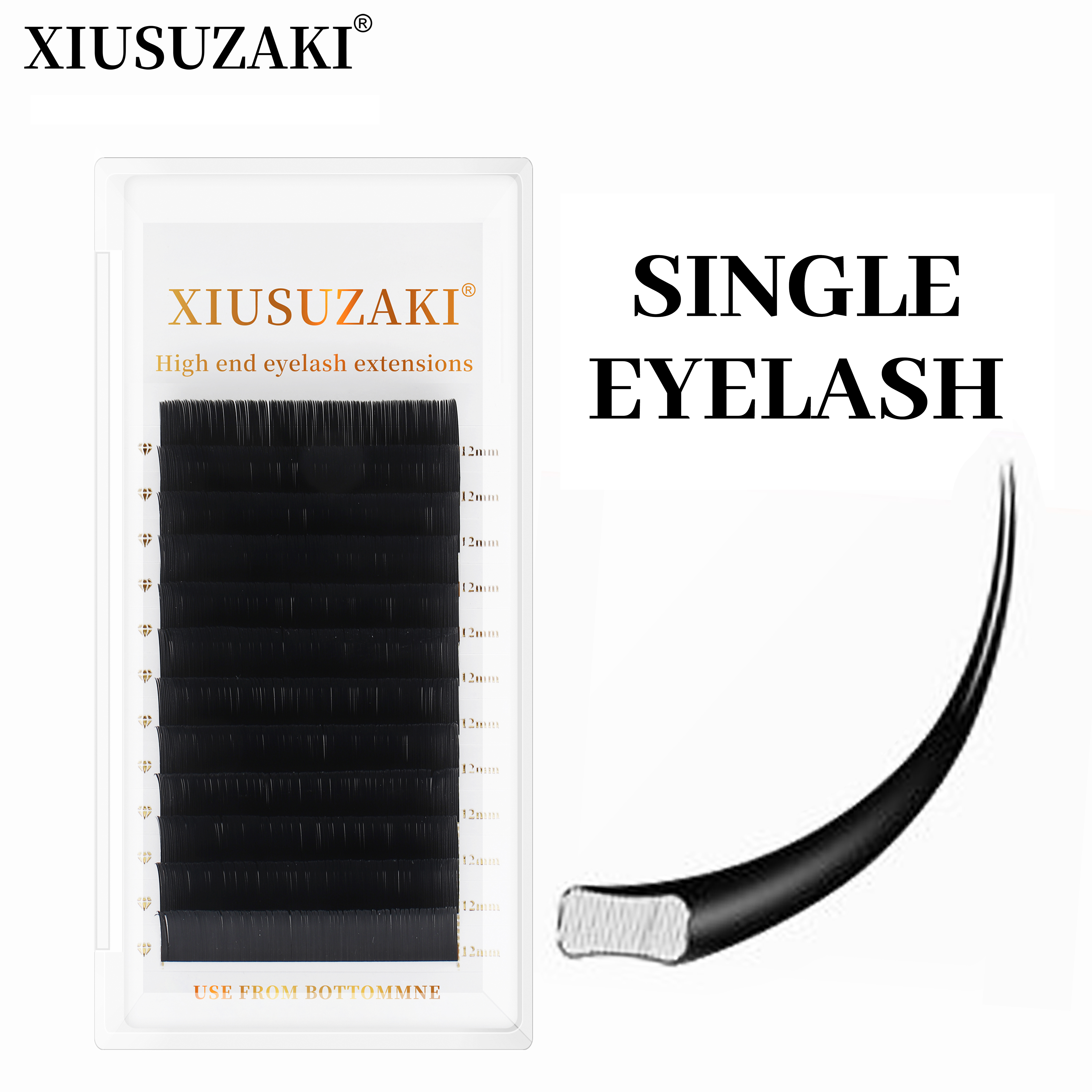 XIUSUZAKI Flat Ellipse Eyelash - Eyelash Extension Natural Classic ulasan dan harga