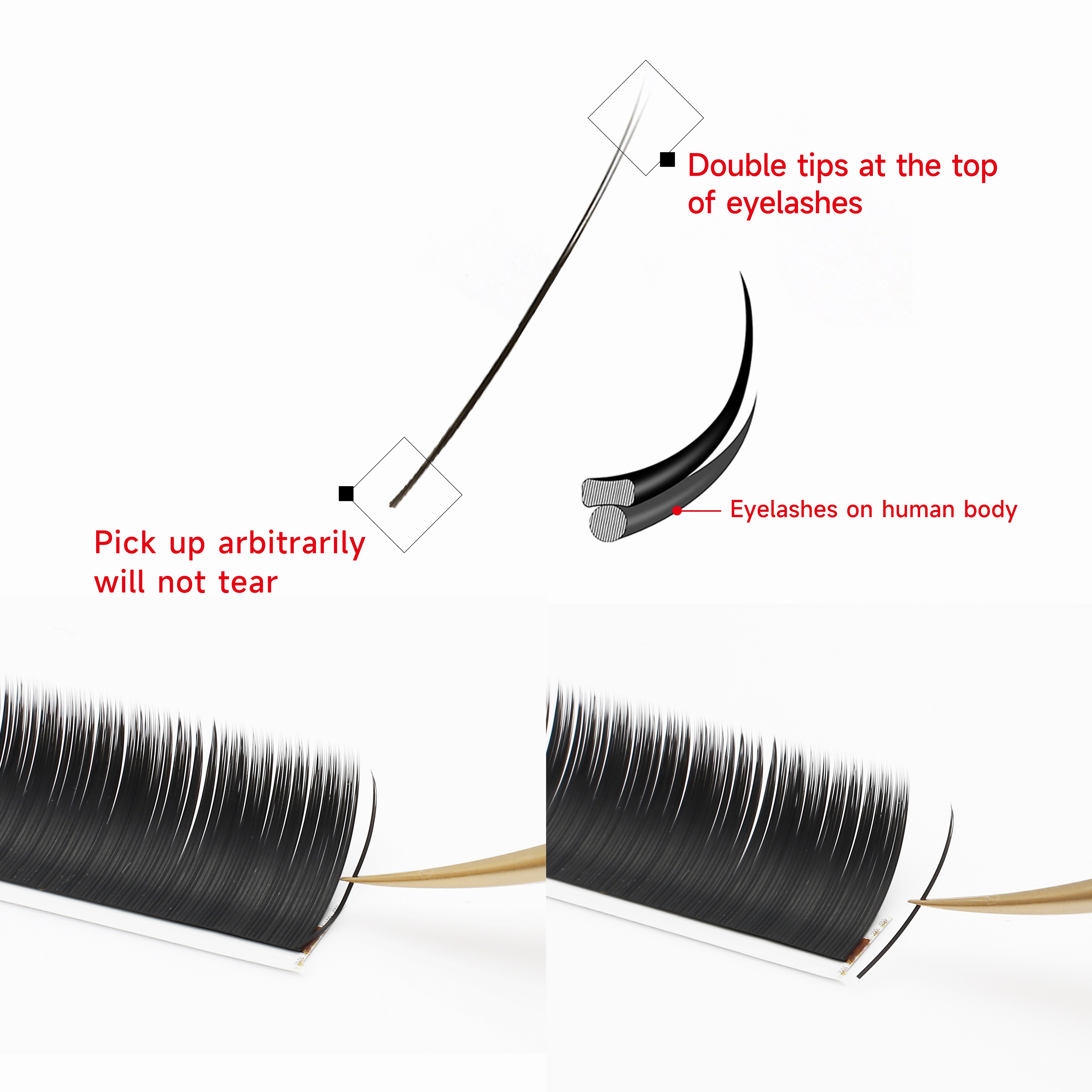 XIUSUZAKI Flat Ellipse Eyelash - Eyelash Extension Natural Classic ulasan dan harga