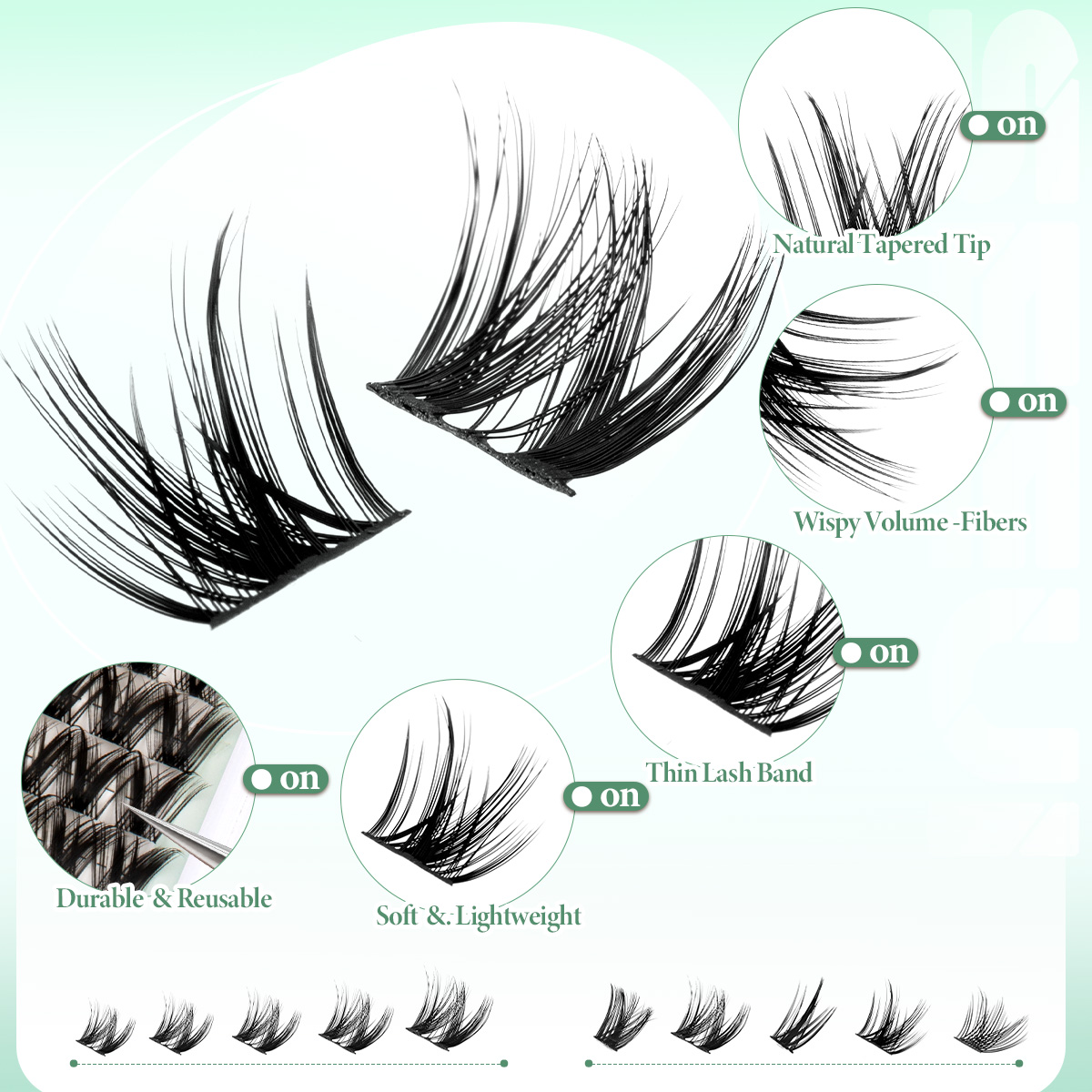 Lash Clusters Kit Thick Curl E - Eyelash Extension Glue Remover ulasan dan harga