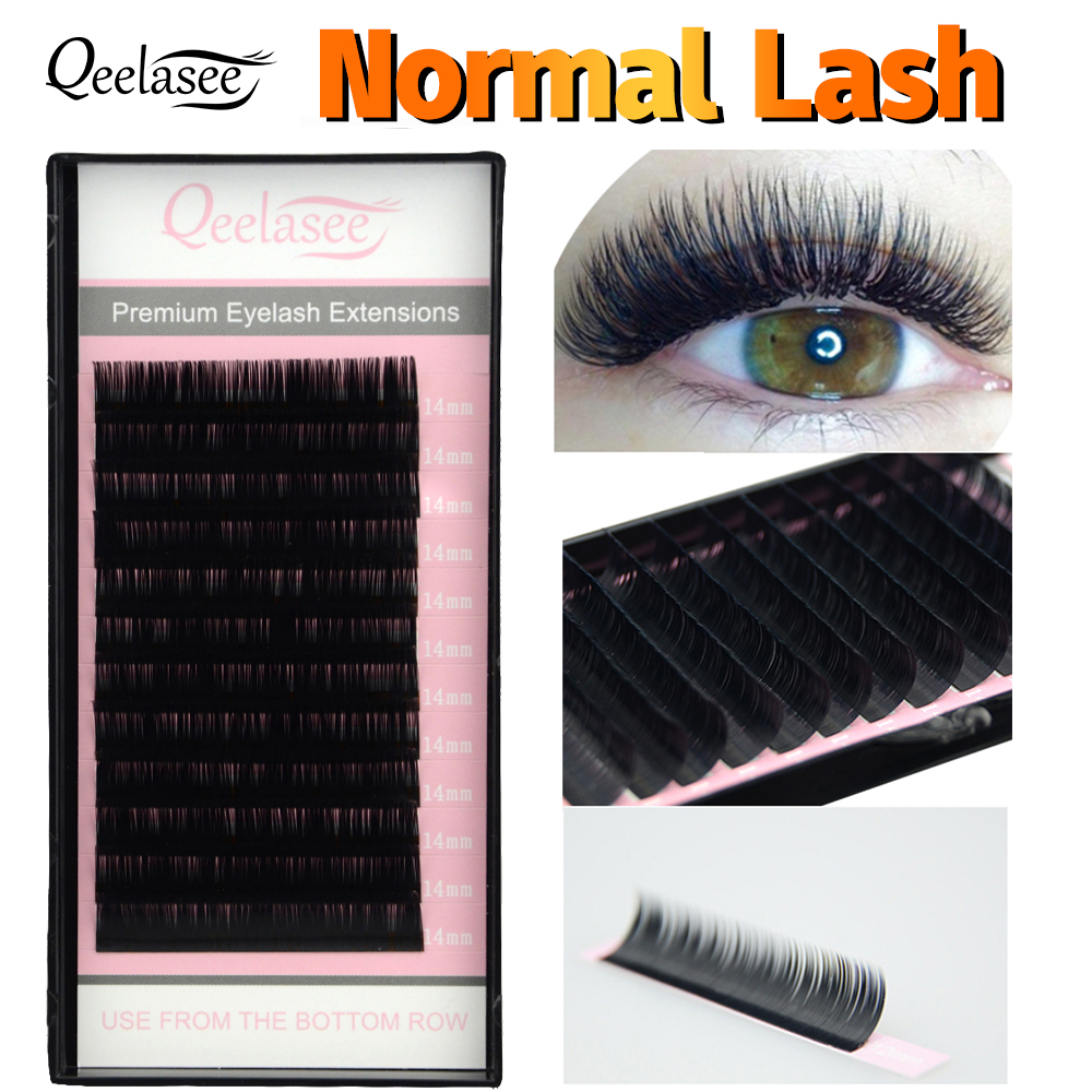 Qeelasee Faux Mink Individual  - Eyelash Extension Human Hair ulasan dan harga