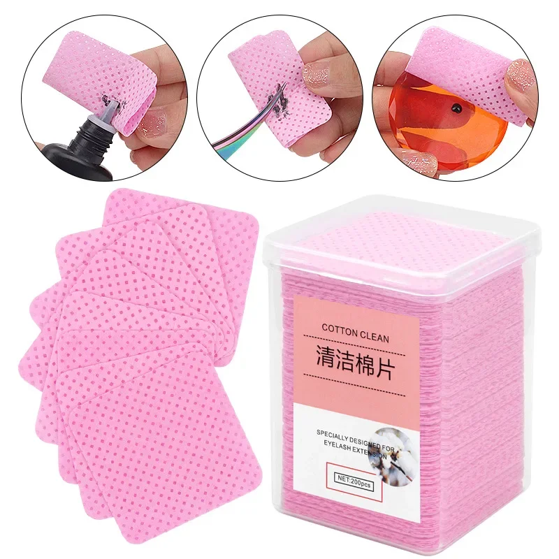 Eyelash Glue Remover Wipe 200P - Eyelash Extension Glasses ulasan dan harga