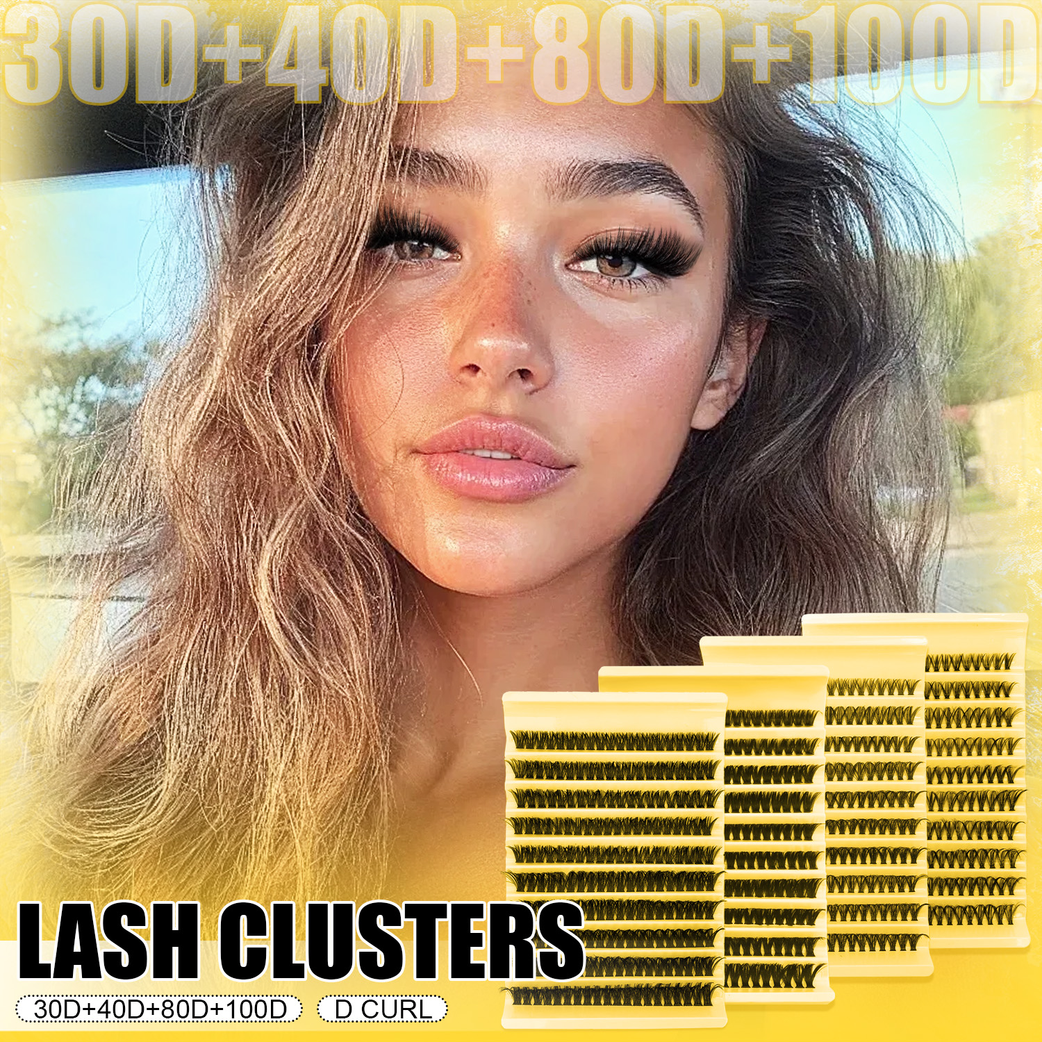 DIY Lash Clusters Kit - 30D/40 - Eyelash Extension Volume ulasan dan harga