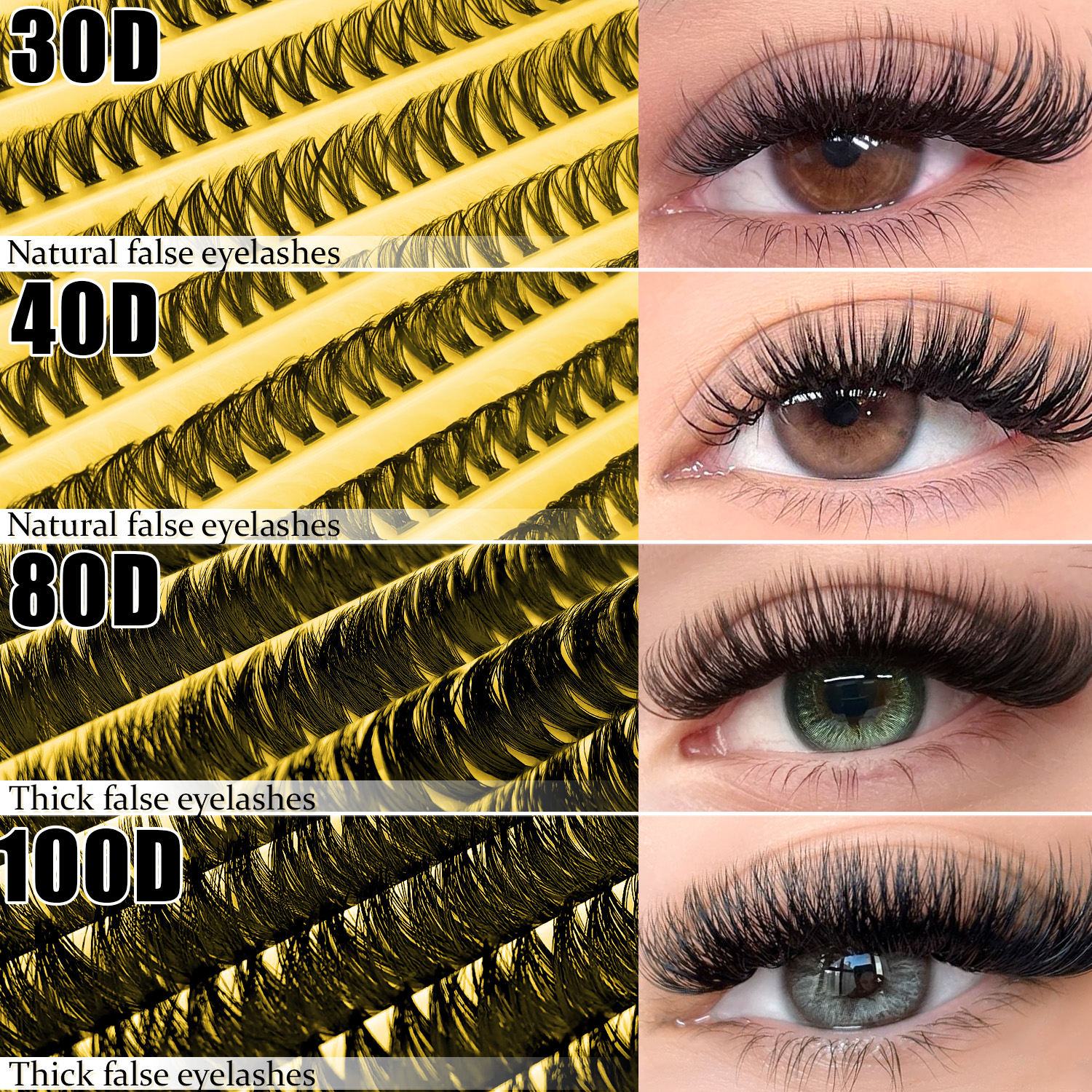 DIY Lash Clusters Kit - 30D/40 - Eyelash Extension Volume ulasan dan harga