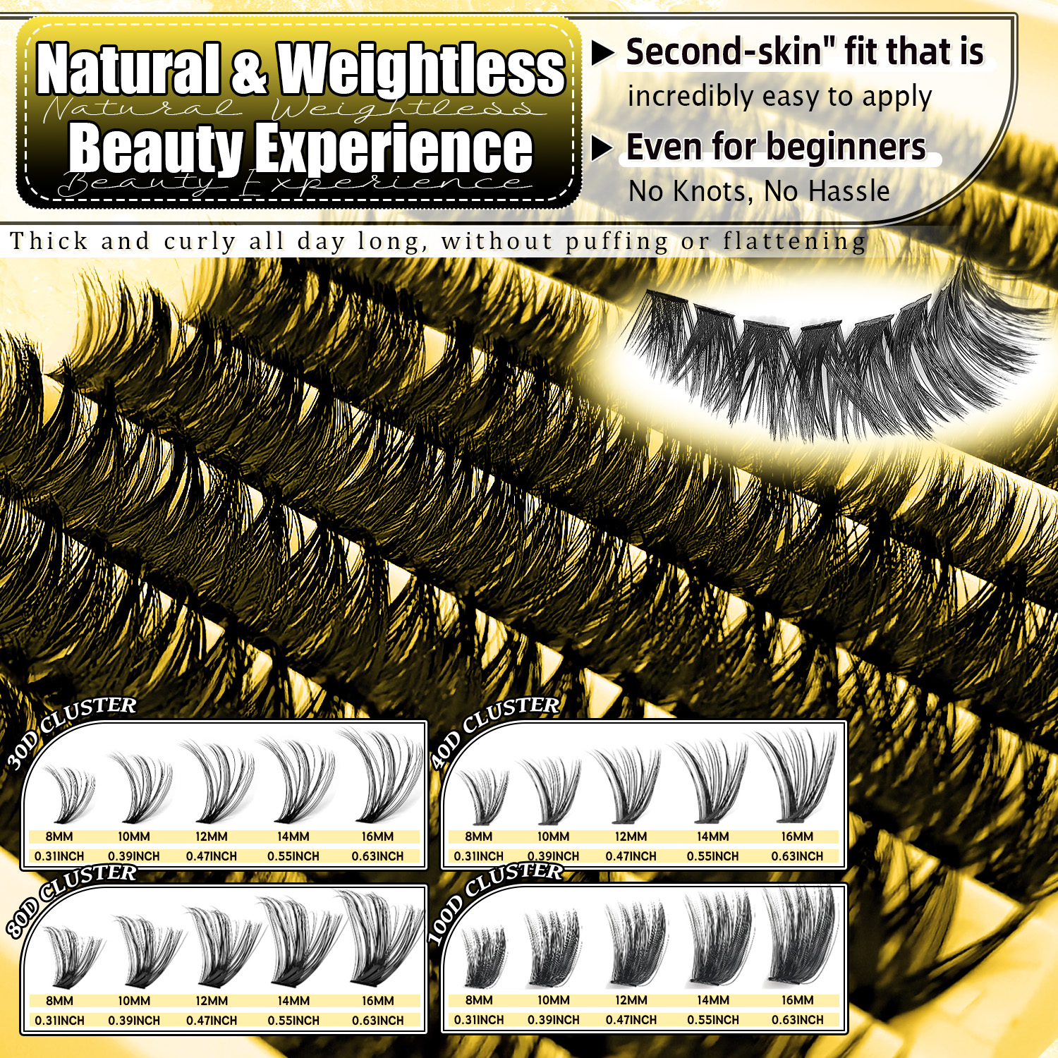 DIY Lash Clusters Kit - 30D/40 - Eyelash Extension Volume ulasan dan harga