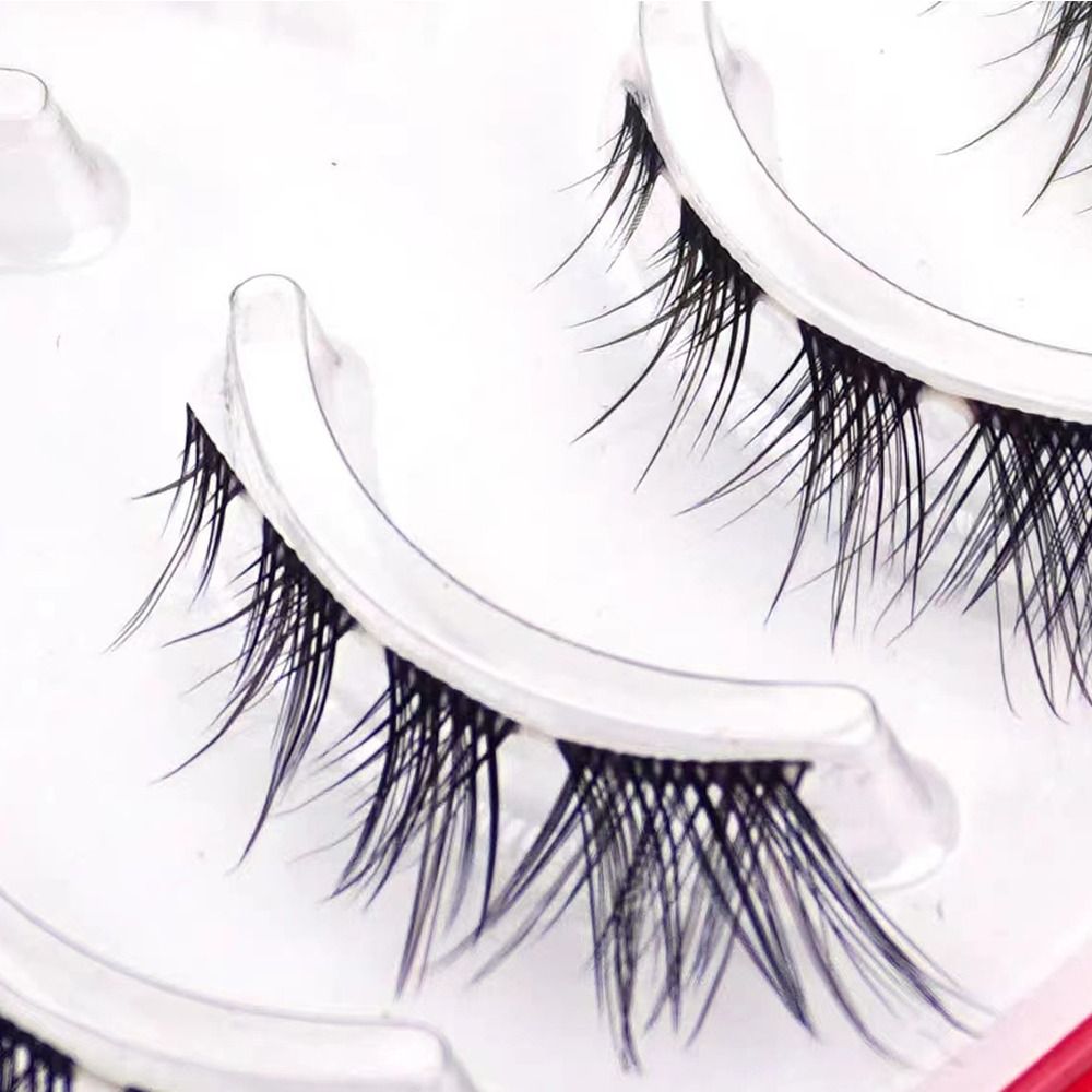 5 Pairs Fake Eyelashes Natural - Eyelash Extension Fox Eye ulasan dan harga