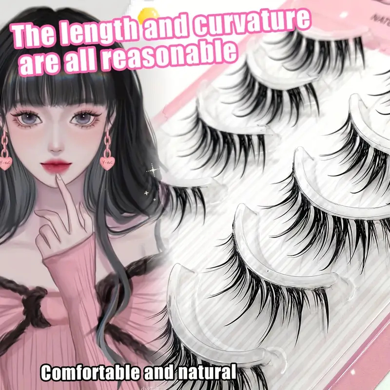 Five Rows Of Natural Whole Fal - Eyelash Extension Japanese Style ulasan dan harga
