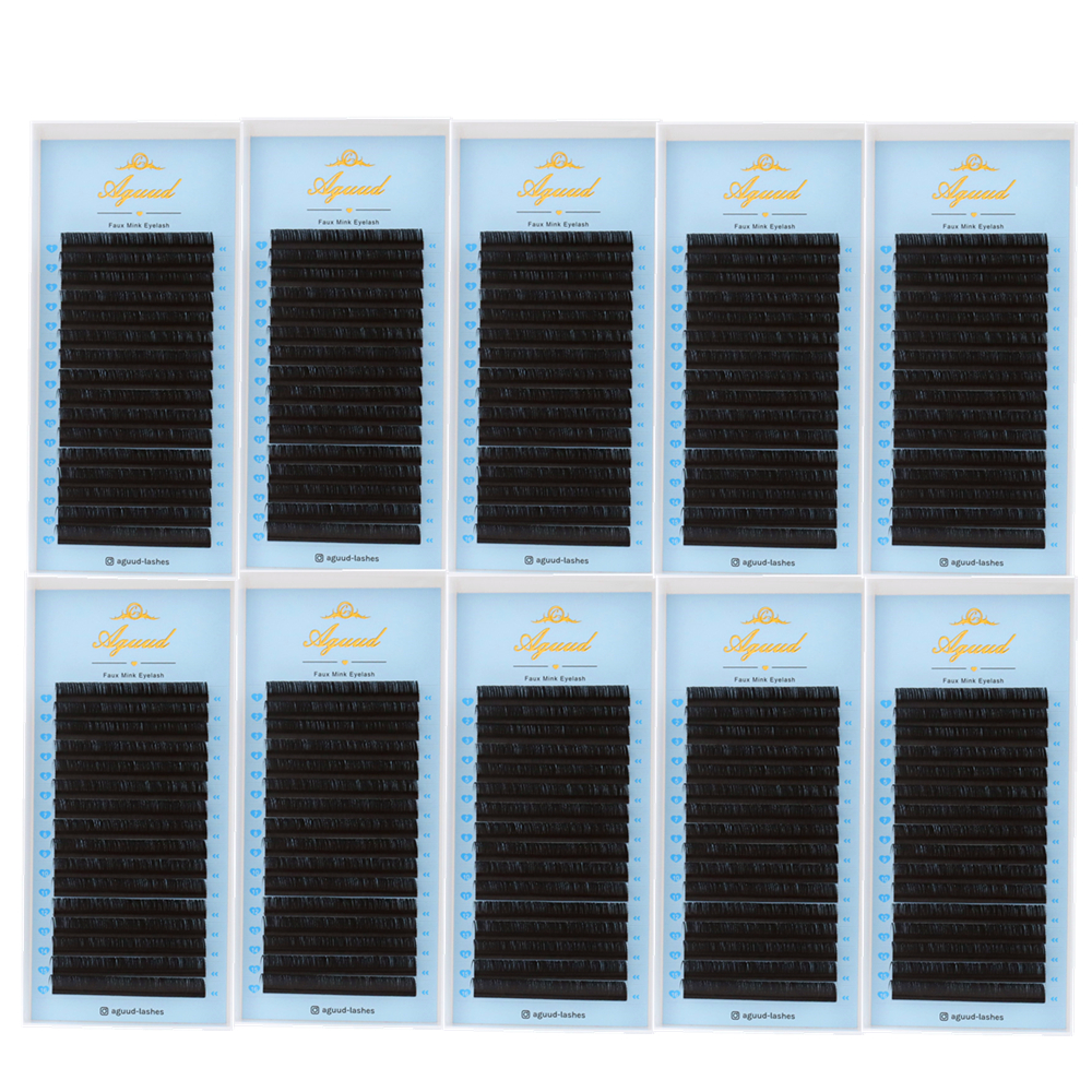 AGUUD 10 cases/lot Eyelash Ext - Eyelash Extension Natural Classic ulasan dan harga