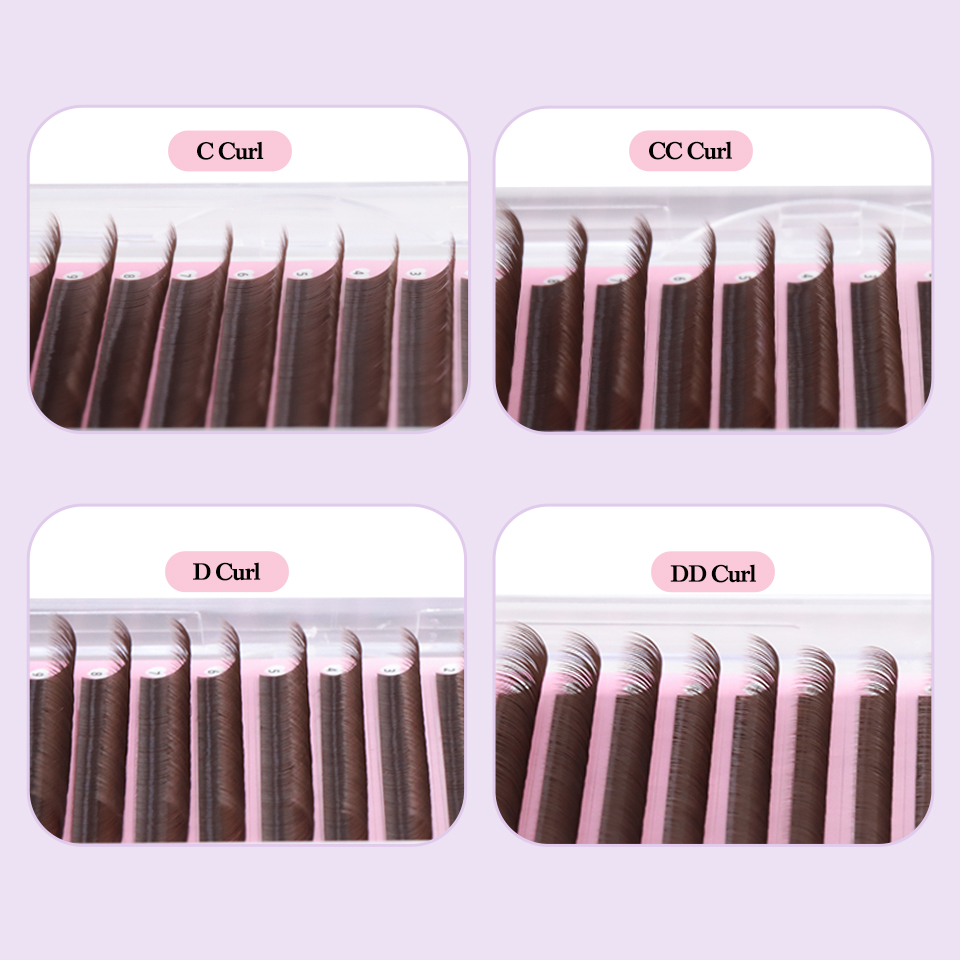 Cocoa Chocolate Brown Eyelashe - Eyelash Extension Natural Classic ulasan dan harga