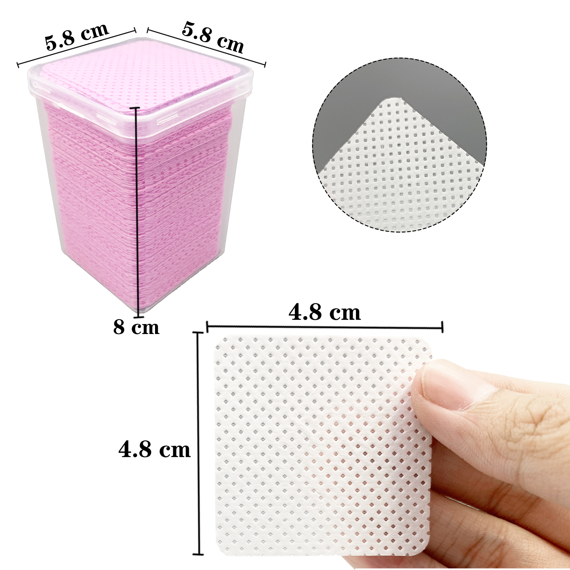 200pcs Wipes Paper Cotton Eyel - Eyelash Extension Glue Remover ulasan dan harga