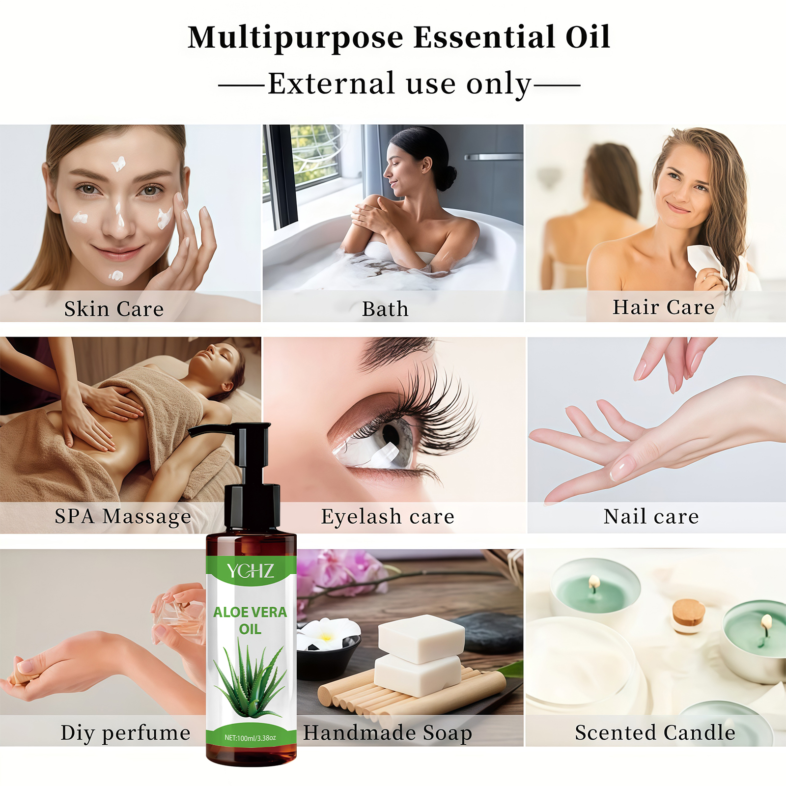 100% Natural Aloe Vera Oil - F - Eyelash Extension Human Hair ulasan dan harga