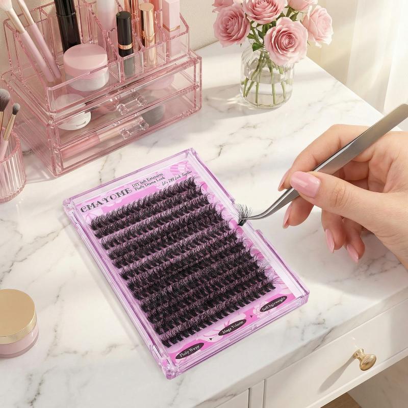 Wispy D Curl Cluster Lashes 14 - Eyelash Extension Volume ulasan dan harga
