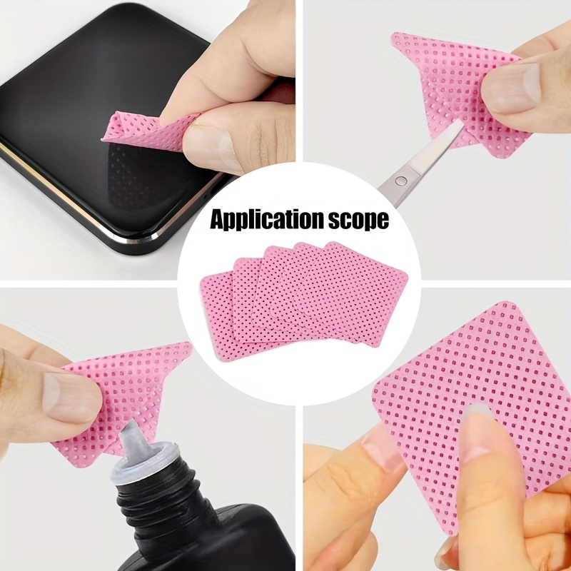 50/100/200pcs Lint-Free Nail W - Eyelash Extension Glue Remover ulasan dan harga