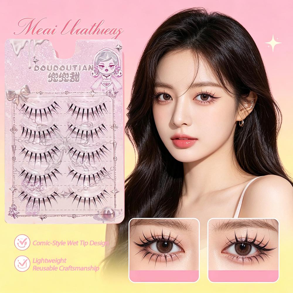 Wet Tip Comic Eye False Eyelas - Eyelash Extension Japanese Style ulasan dan harga