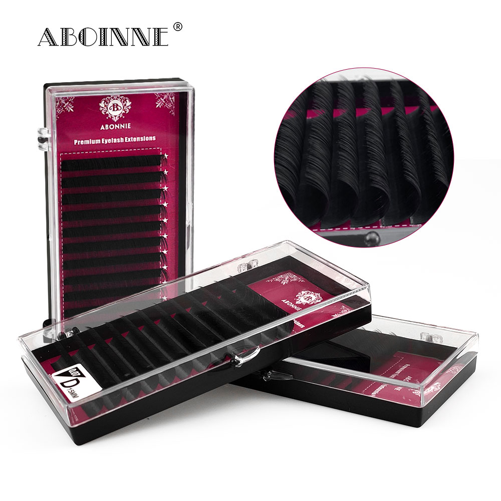 Abonnie 8-17mm Faux Individual - Eyelash Extension Human Hair ulasan dan harga