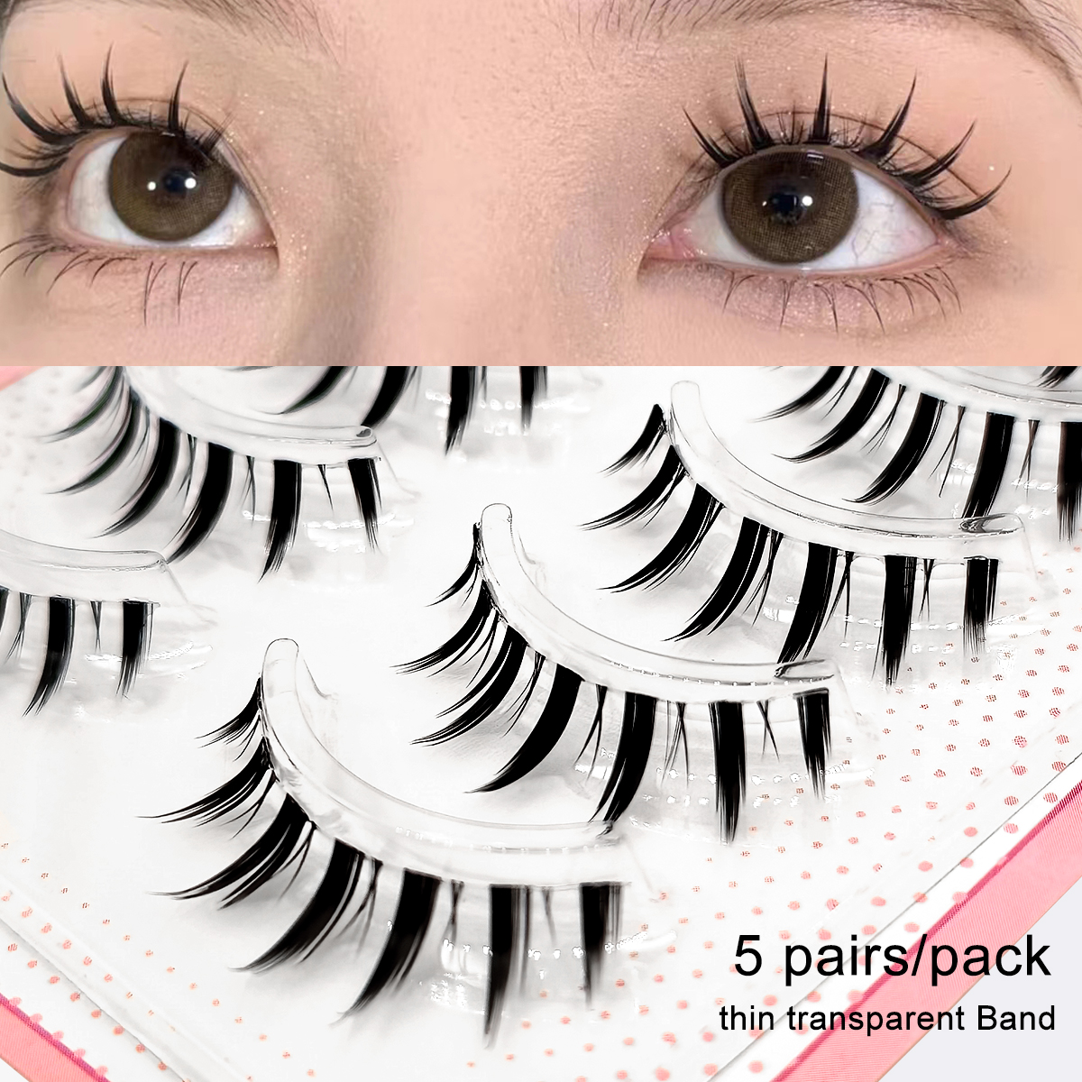 Yelix 5 Pairs False Eyelashes  - Eyelash Extension Japanese Style ulasan dan harga