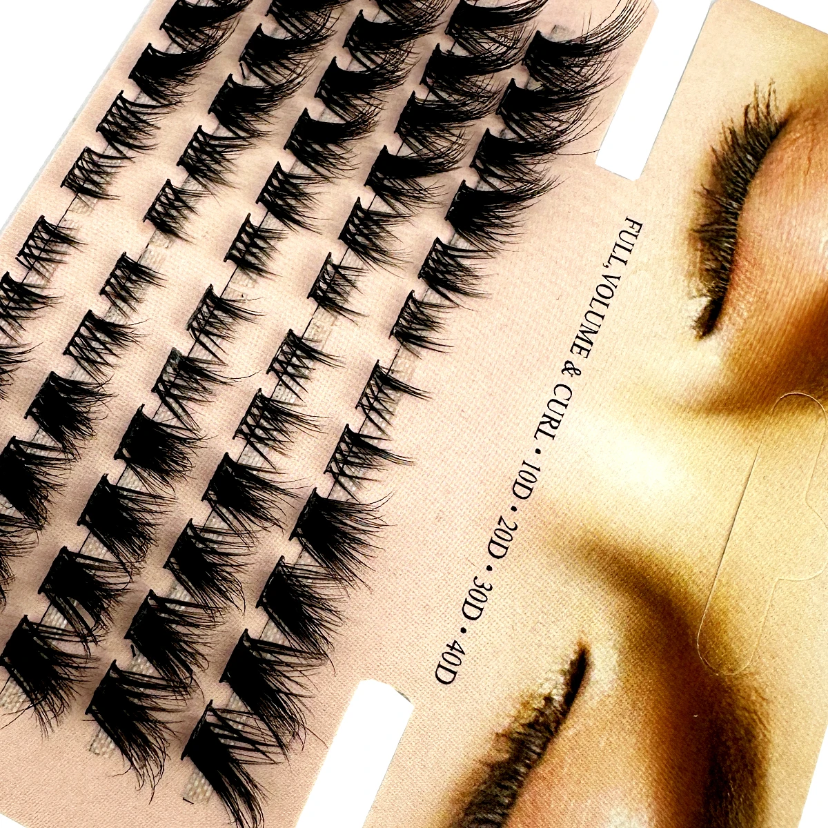 Mix 3D Fluffy Single Cluster E - Eyelash Extension Fox Eye ulasan dan harga