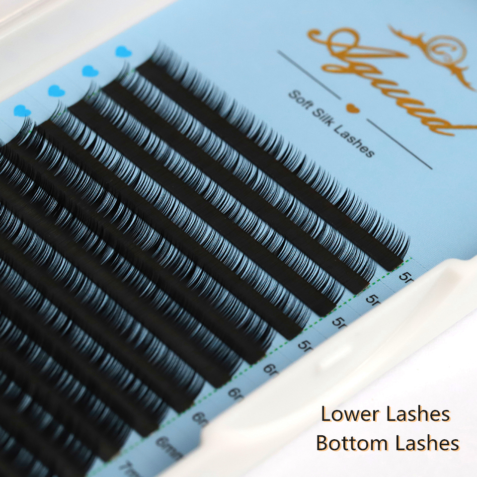  AGUUD Bottom Lower Individua - Eyelash Extension Human Hair ulasan dan harga