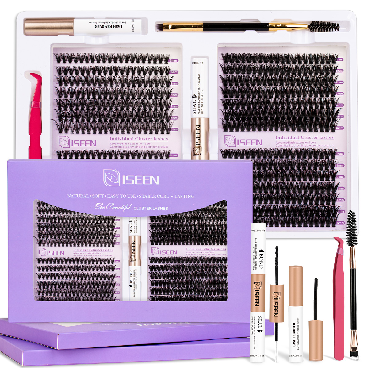Eyelash Clusters Kit Soft Volu - Eyelash Extension Glue Remover ulasan dan harga