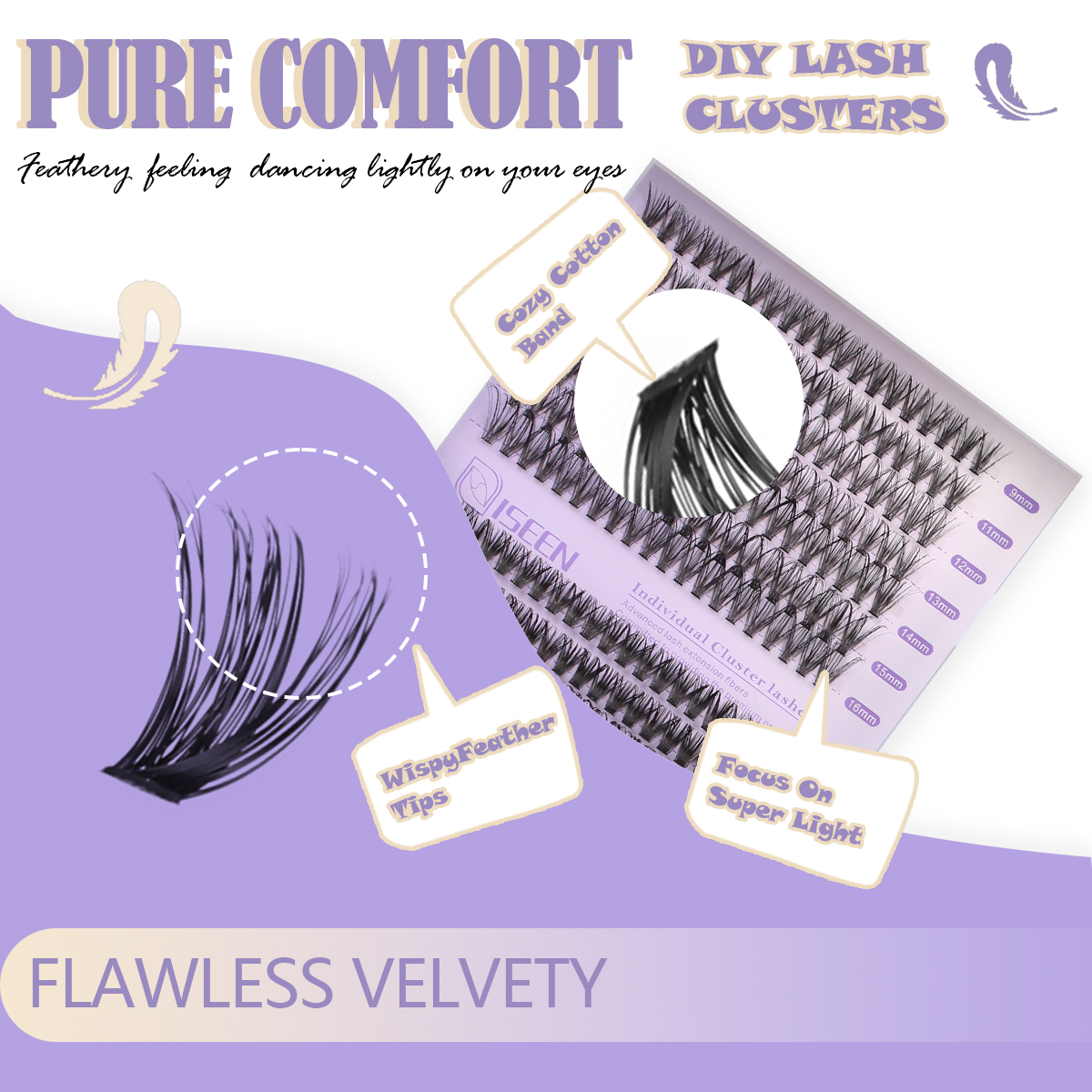 Eyelash Clusters Kit Soft Volu - Eyelash Extension Glue Remover ulasan dan harga